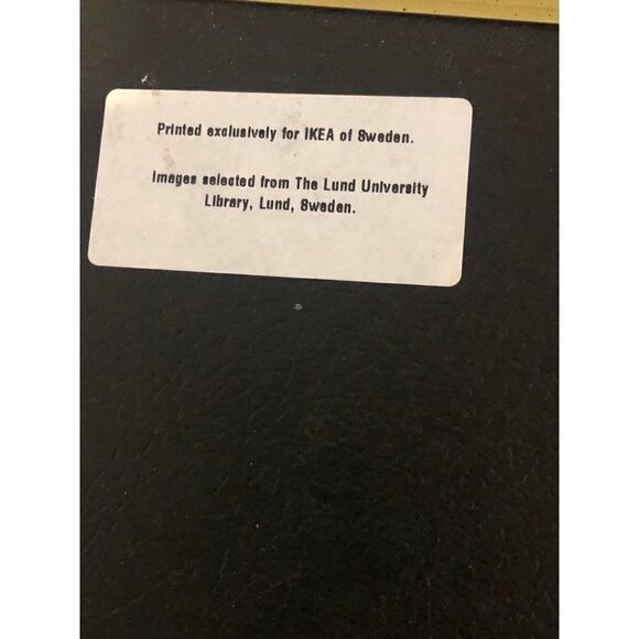 Rare IKEA Botanical Prints set of 4 Brass Frame - Picture 8 of 9